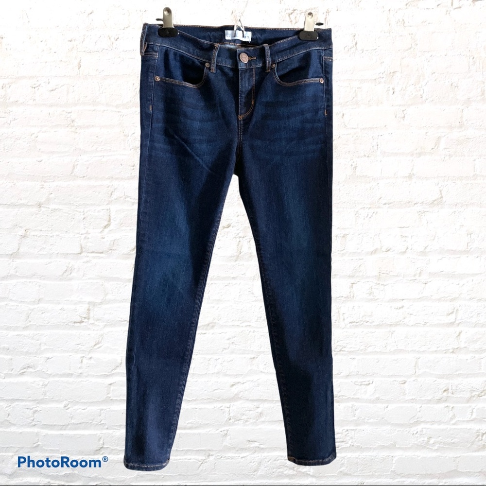 Loft Skinny Mid Rise Ankle Legging Jeans 4P Blue